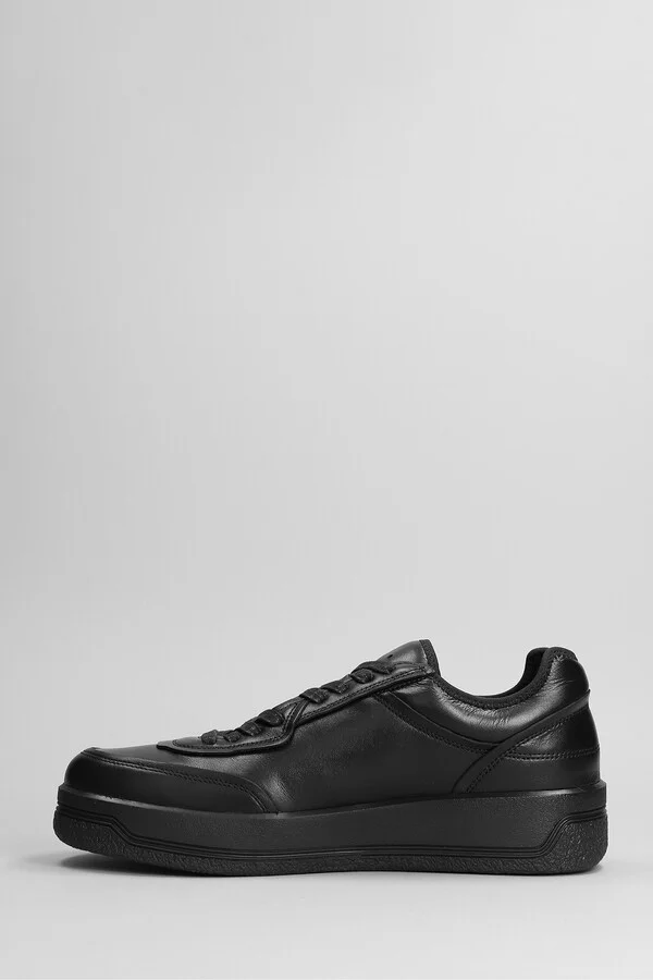 Cosmos Sneakers In Black Leather - Image 3
