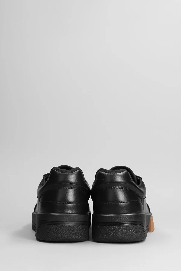 Cosmos Sneakers In Black Leather - Image 4