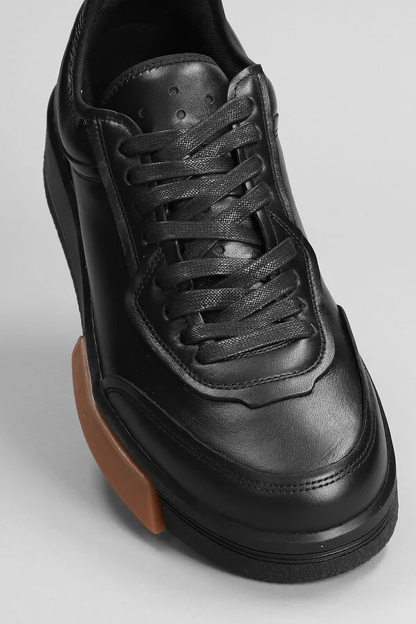 Cosmos Sneakers In Black Leather - Image 5
