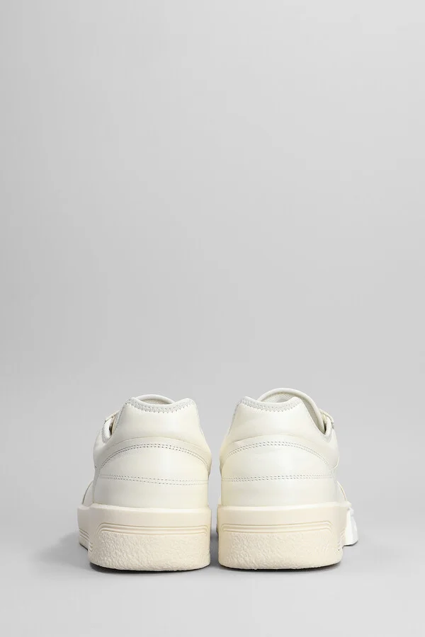 Cosmos Sneakers In White Leather - Image 4