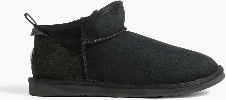 Cosy Ultra Short shearling-lined suede ankle boots