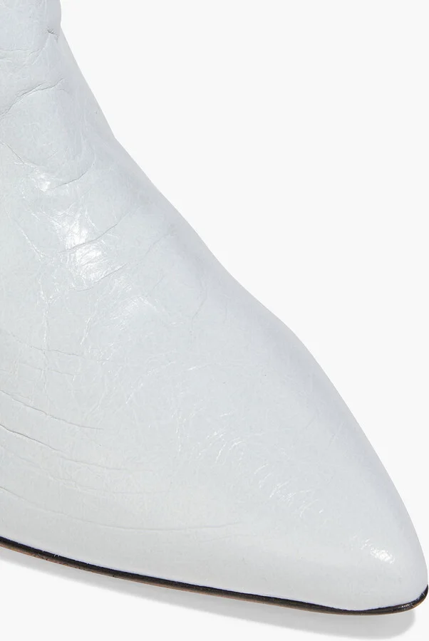 Cotopa crinkled-leather ankle boots - Image 4
