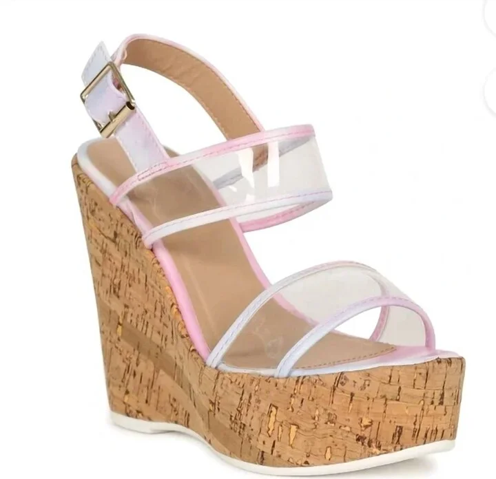 Cotton Candy Wedge In Pink