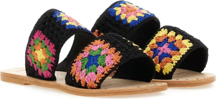 Cotton Crochet Sandals - Image 2