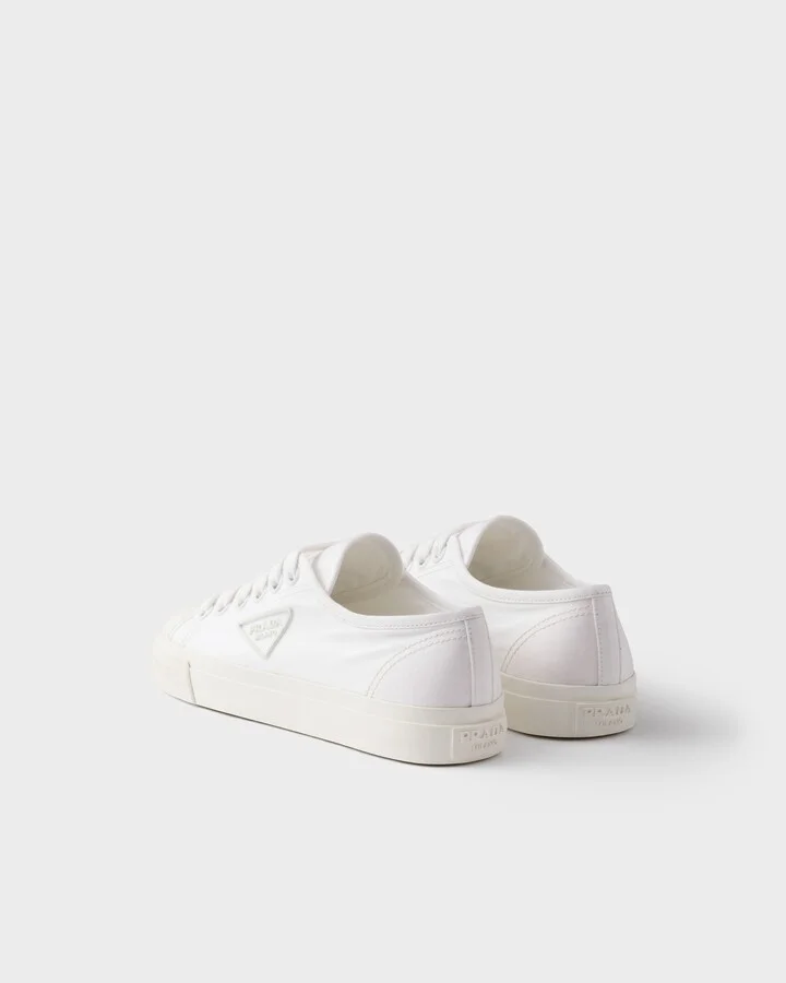 Cotton gabardine sneakers - Image 4
