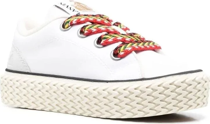 Cotton Lace-up Sneakers - Image 2
