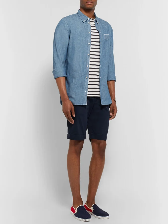 Cotton-Mesh and Canvas Espadrilles - Image 2