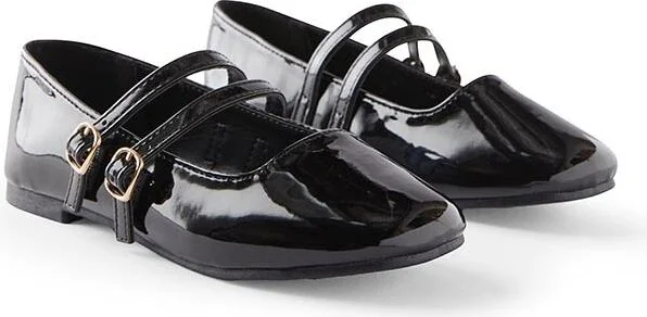 Cotton On Olivia Ballet Flat - Black patent/square toe - Image 2
