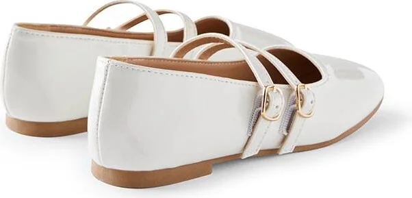 Cotton On Olivia Ballet Flat - Black patent/square toe - Image 6
