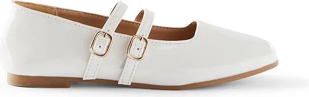 White Patent,square Toe