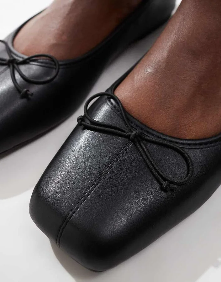 Cotton On Ziggy ballet pumps in black - Image 2