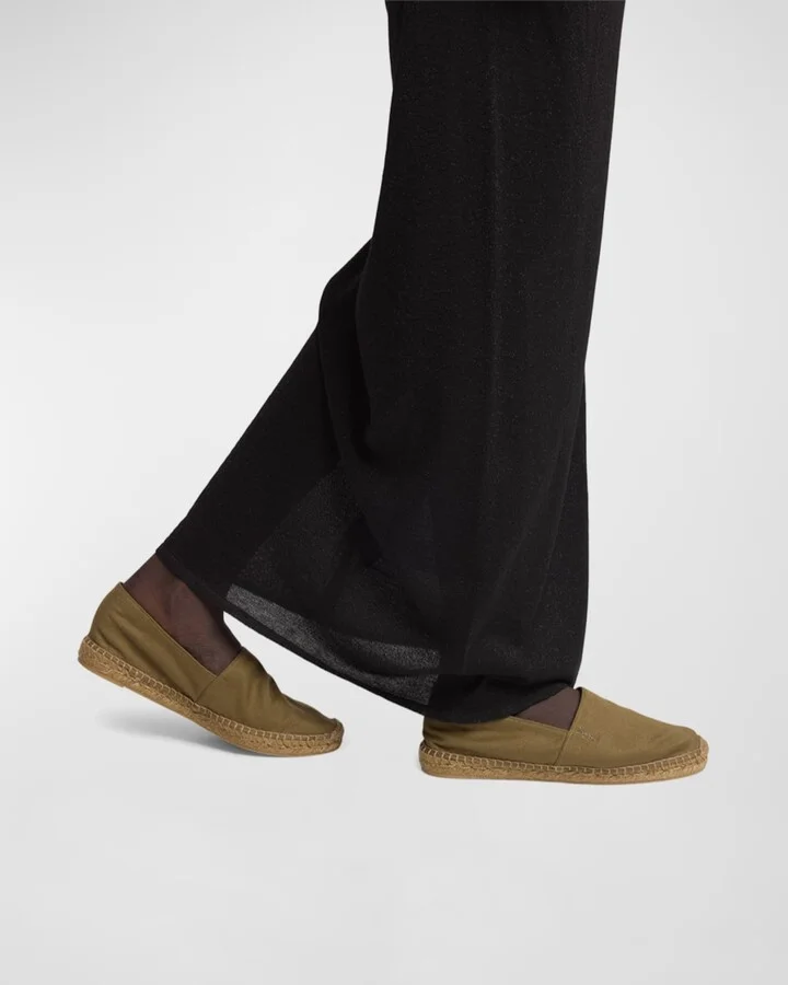 Cotton YSL Slip-On Espadrilles - Image 3