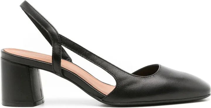 Coucou Duo 65mm leather pumps