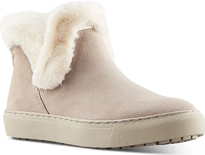 Cougar Women's Duffy Polar Plush Waterproof Suede Booties