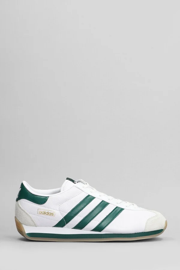 Country Japan Sneakers In White Leather