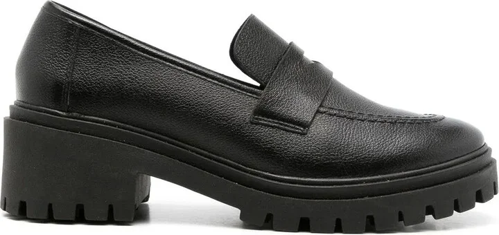 Couro Preto loafers