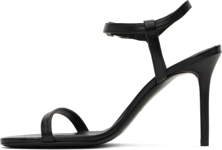 Courrèges Black AC Heeled Sandals - Image 3