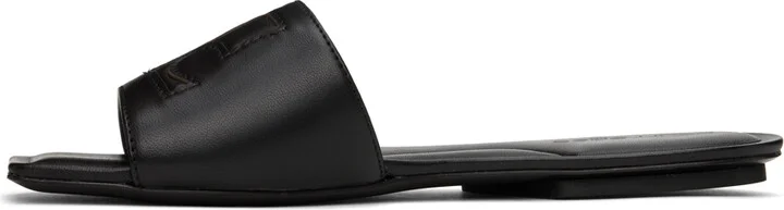 Courrèges Black 'AC' Sandals - Image 3