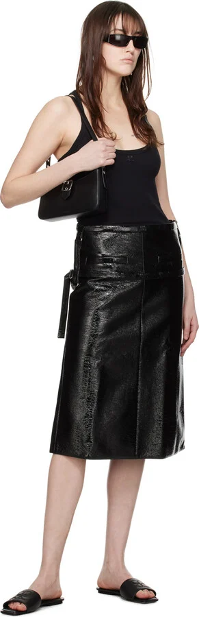 Courrèges Black 'AC' Sandals - Image 5