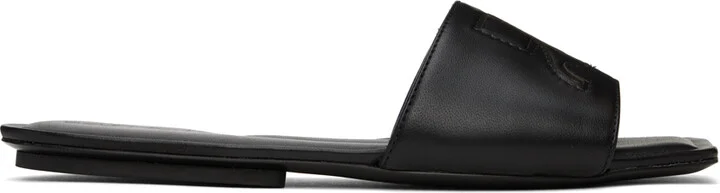 Courrèges Black 'AC' Sandals