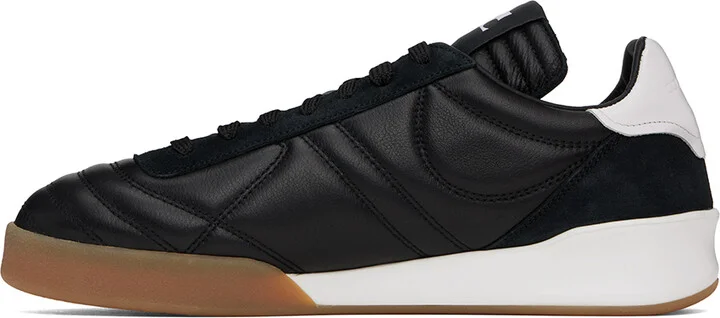 Courrèges Black Club02 Leather Sneakers - Image 3