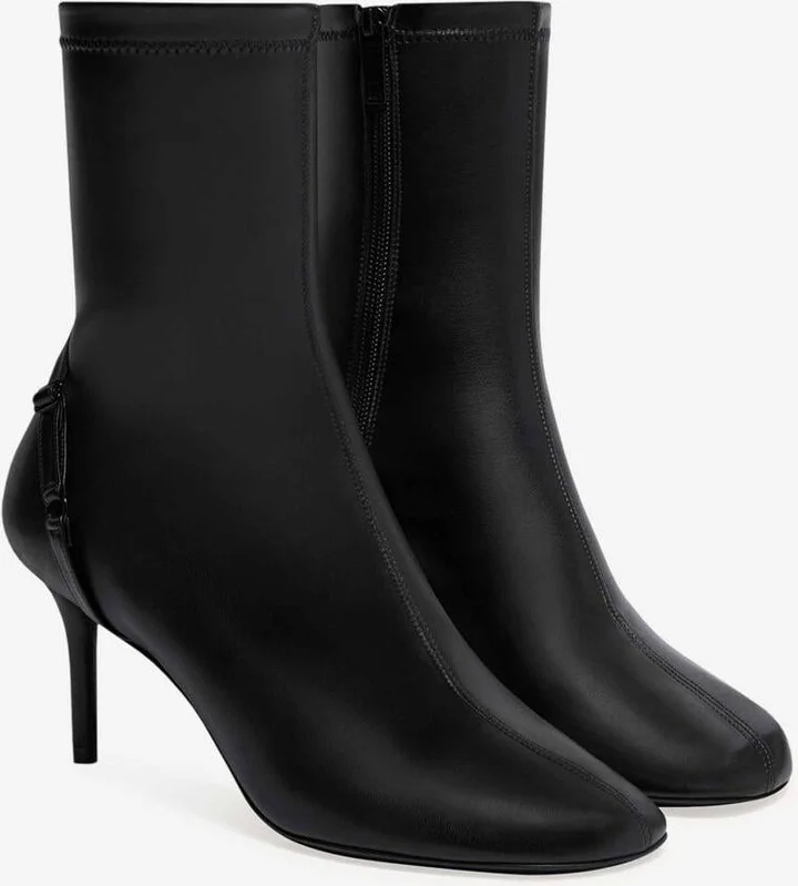 Courrèges Oblique Leather Effect Boots - Image 2