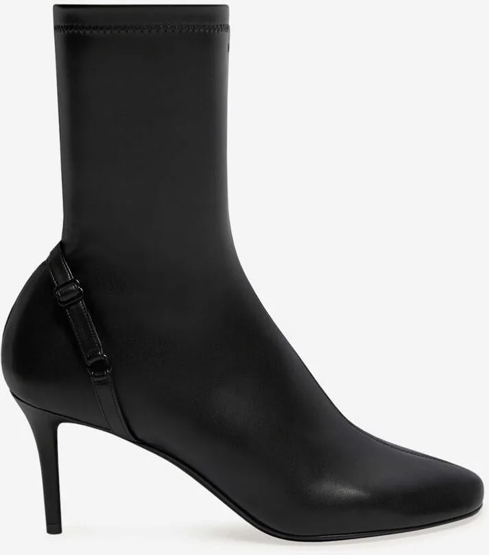Courrèges Oblique Leather Effect Boots