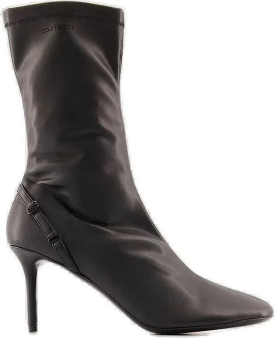 Courrèges Oblique Zipped Boots