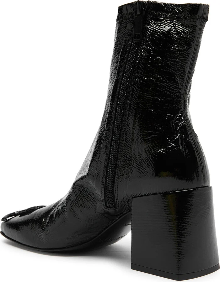 Courrèges Reedition 75 Crinkled Vinyl Ankle Boots - Image 2