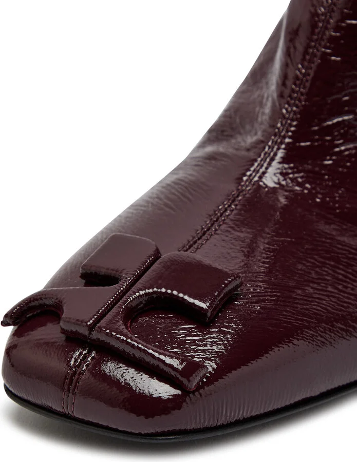 Courrèges Reedition 75 Crinkled Vinyl Ankle Boots - Image 4