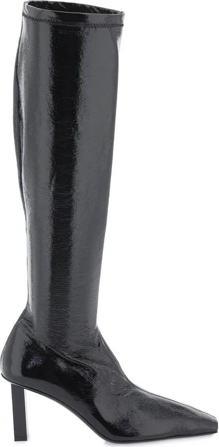 Courrèges Squared Toe Heeled Boots