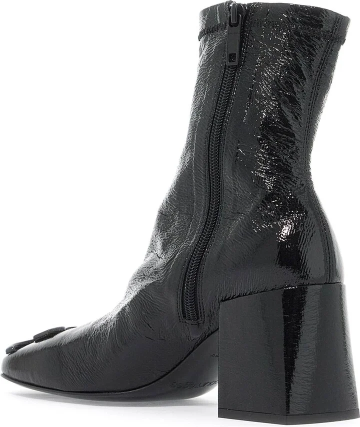 COURREGES stretch vinyl ankle boots - Image 2