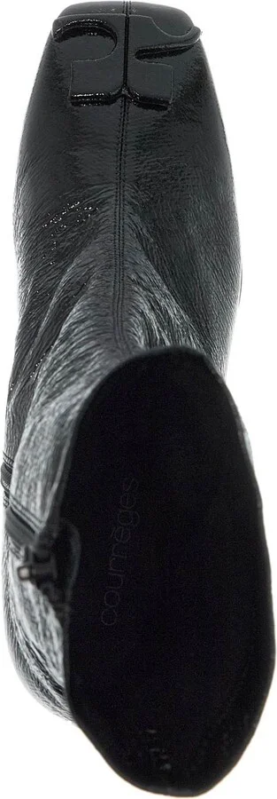 COURREGES stretch vinyl ankle boots - Image 3