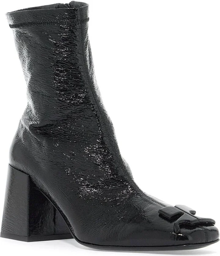 COURREGES stretch vinyl ankle boots - Image 4