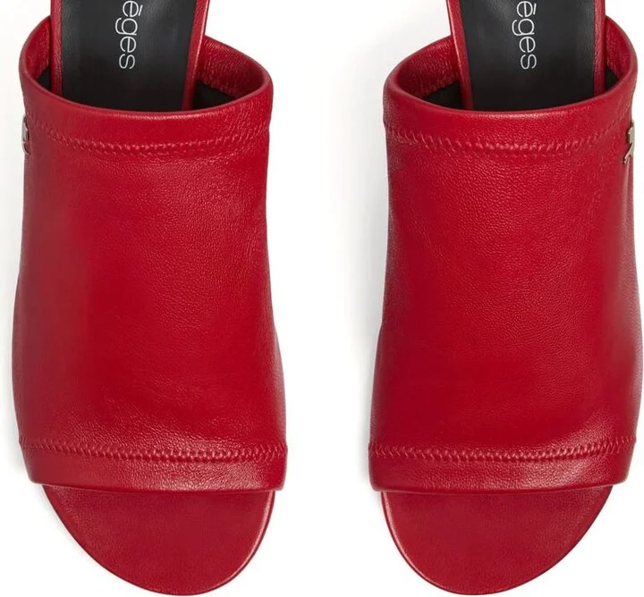 Courrèges Wet Stretch Mules - Image 4