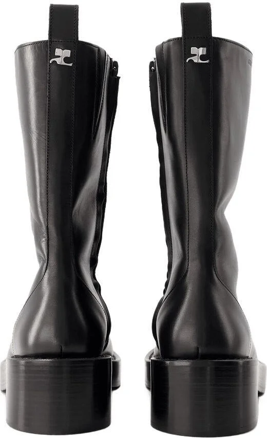 Courrèges Zipped Ankle Boots - Image 3