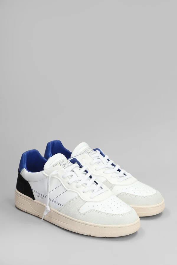 Court 2.0 Vintage Sneakers In White Suede And Leather - Image 2