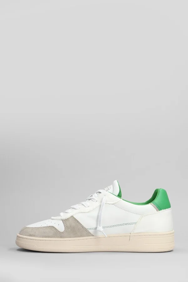 Court 2.0 Vintage Sneakers In White Suede And Leather - Image 3