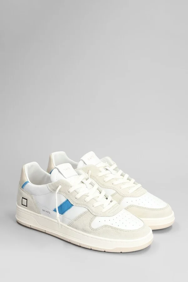 Court 2.0 Vintage Sneakers In White Suede And Leather - Image 2