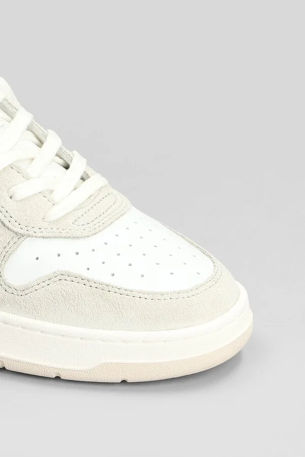 Court 2.0 Vintage Sneakers In White Suede And Leather - Image 5
