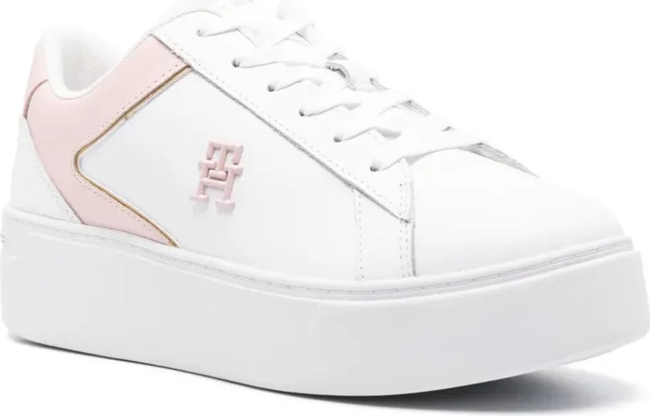 Court 45mm leather flatform sneakers - Image 2