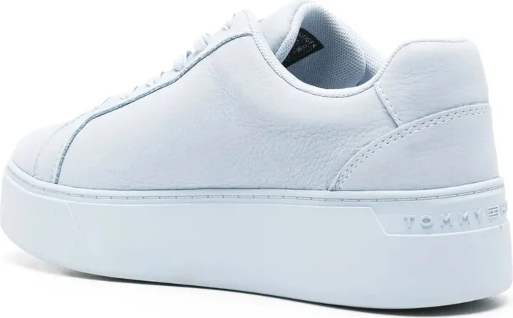 Court 45mm leather flatform sneakers - Image 3