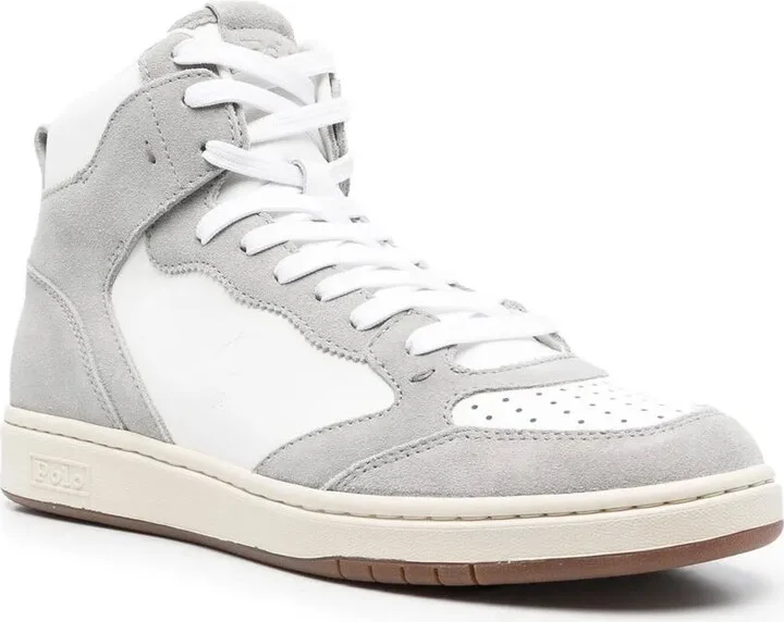 Court hi-top suede sneakers - Image 2