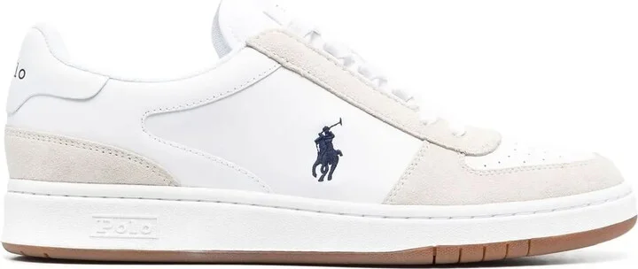 Court leather suede sneakers
