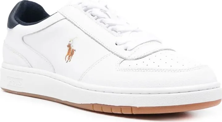 Court logo-embroidered sneakers - Image 2