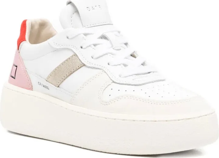 Court platform leather sneakers - Image 2