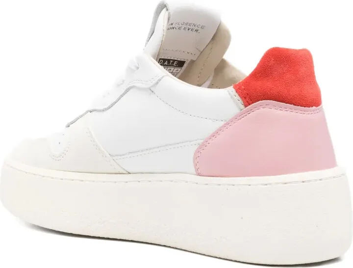 Court platform leather sneakers - Image 3