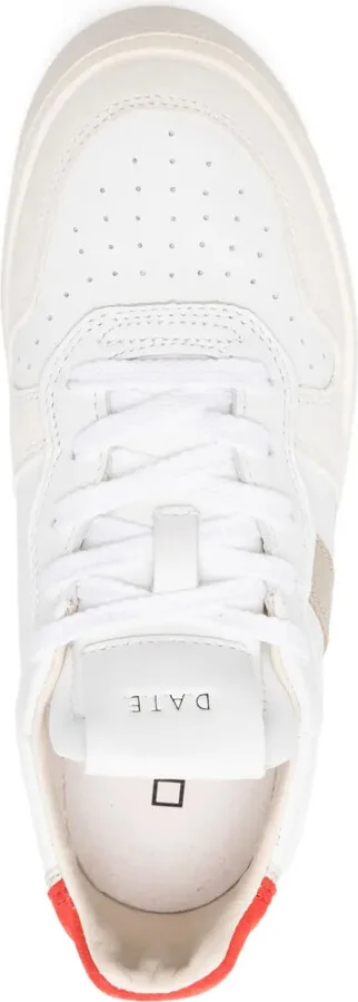 Court platform leather sneakers - Image 4