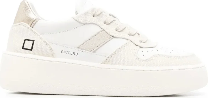 Court platform sneakers