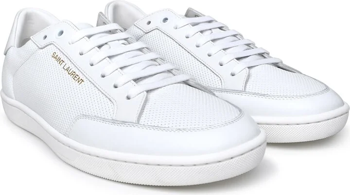 Court Sneakers In White Leather - Image 2